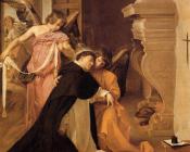 The Temptation of St. Thomas Aquinas - 迭戈·罗德里格斯·德·席尔瓦·委拉斯贵支